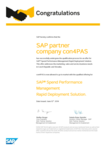 RDS certifikát pro oblast SAP SPM RDS certifikát pro oblast SAP SPM