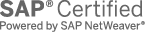 SAP Certified Powered by SAP NetWeaver logo SAP Certified Powered by SAP NetWeaver logo