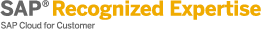 SAP® Recognized Expertise for SAP Cloud for Customer logo SAP® Recognized Expertise for SAP Cloud for Customer logo